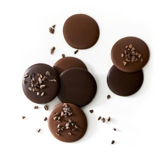 Mendiants au chocolat noir - par 6 - Laia chocolaterie