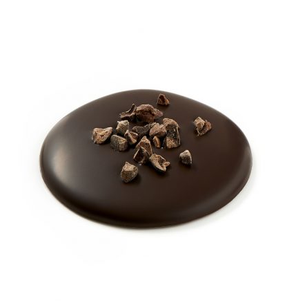 Palets chocolat noir aux pépites de grué de cacao