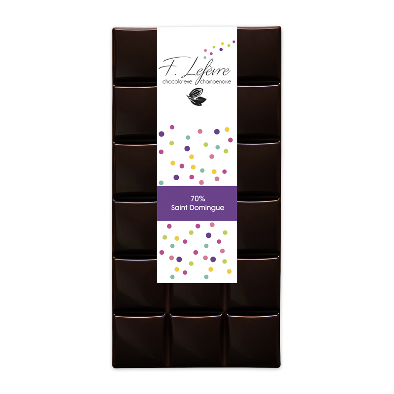 Chocolaterie Champenoise Tablette Saint Domingue 70