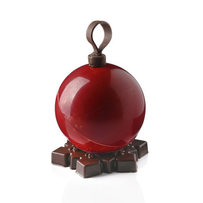 Boule de noel en chocolat